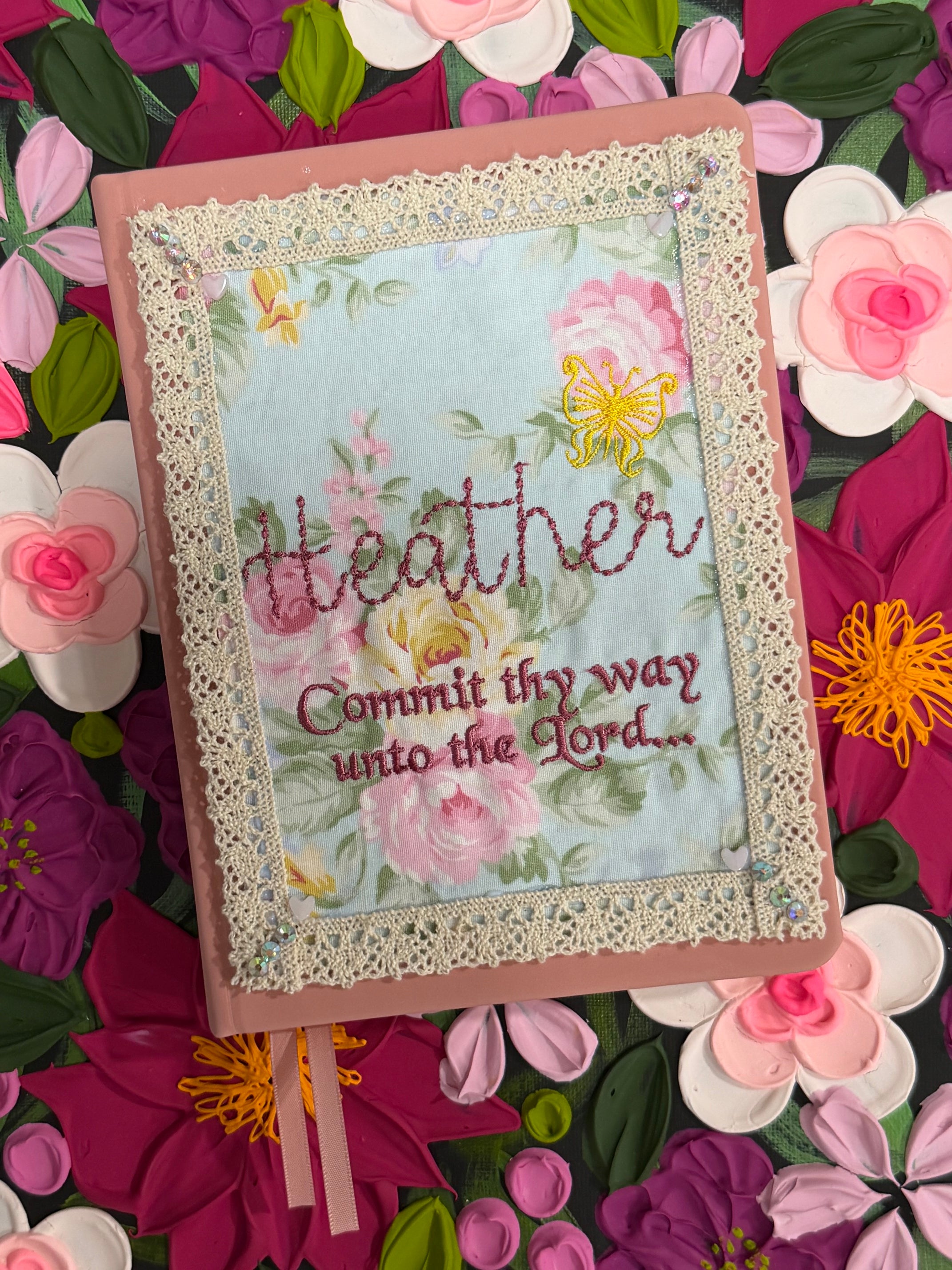 Embroidered Personalized Prayer Journal