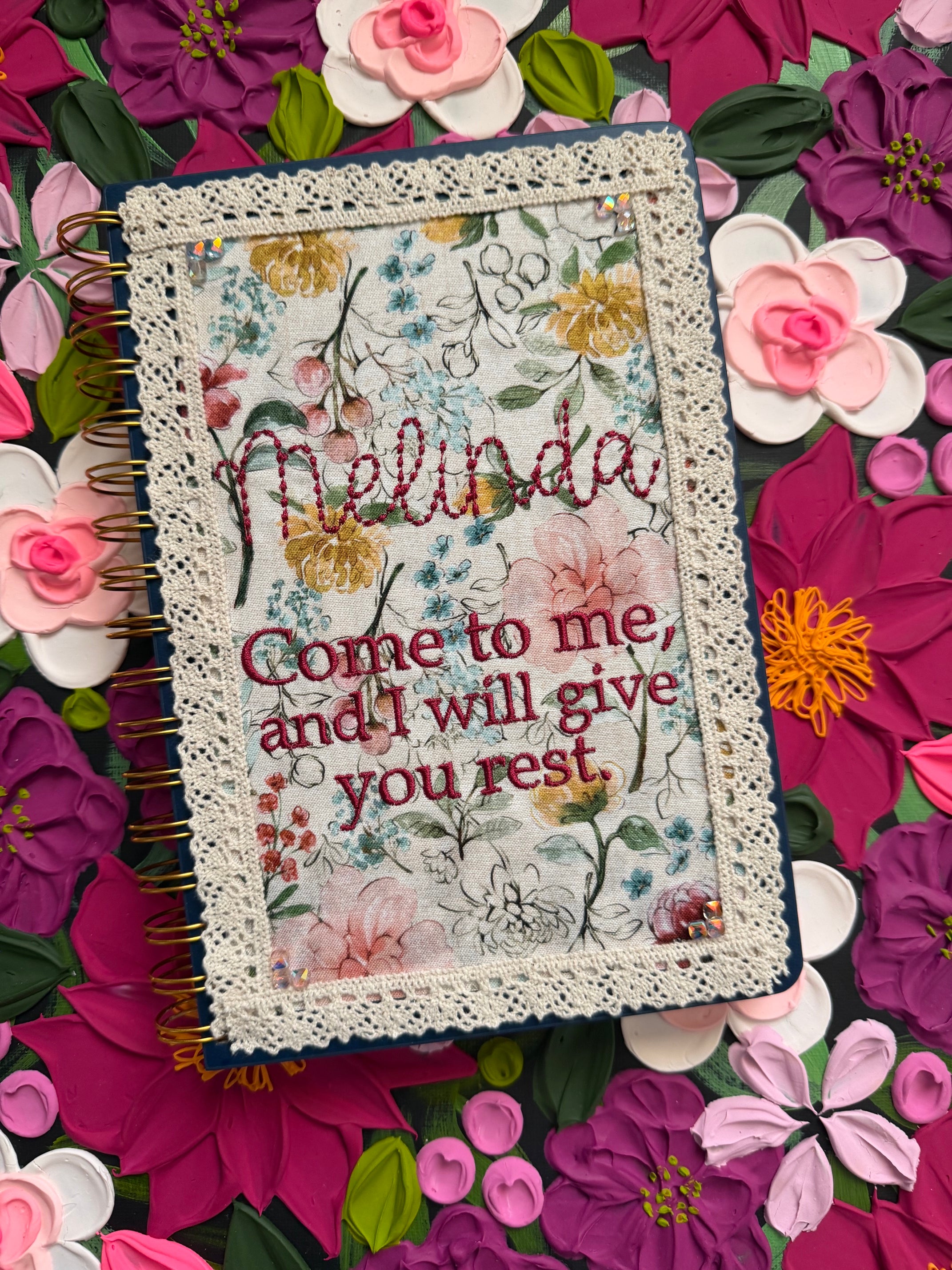 Embroidered Personalized Prayer Journal