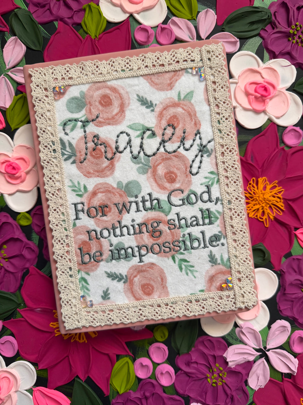 Embroidered Personalized Prayer Journal