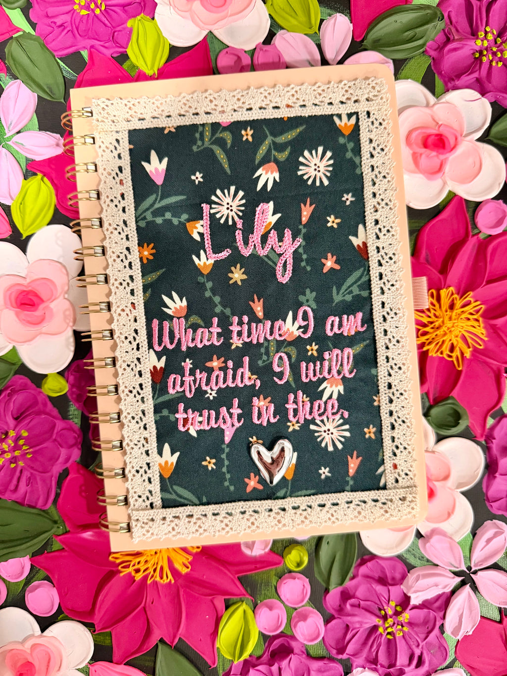 Embroidered Personalized Prayer Journal
